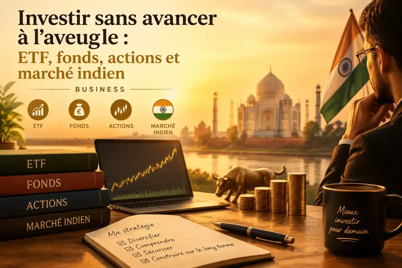Investir sans avancer à l’aveugle : ETF, fonds, actions et marché indien