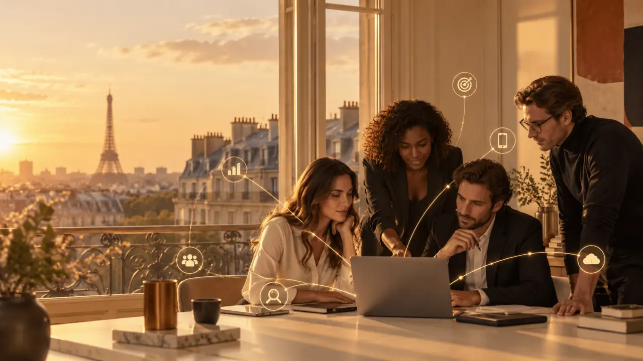 Une stratégie digitale sur mesure à Paris relie vos canaux à vos objectifs business
