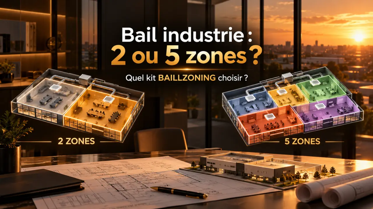 Bail industrie : 2 ou 5 zones, quel kit BAILLZONING choisir ?