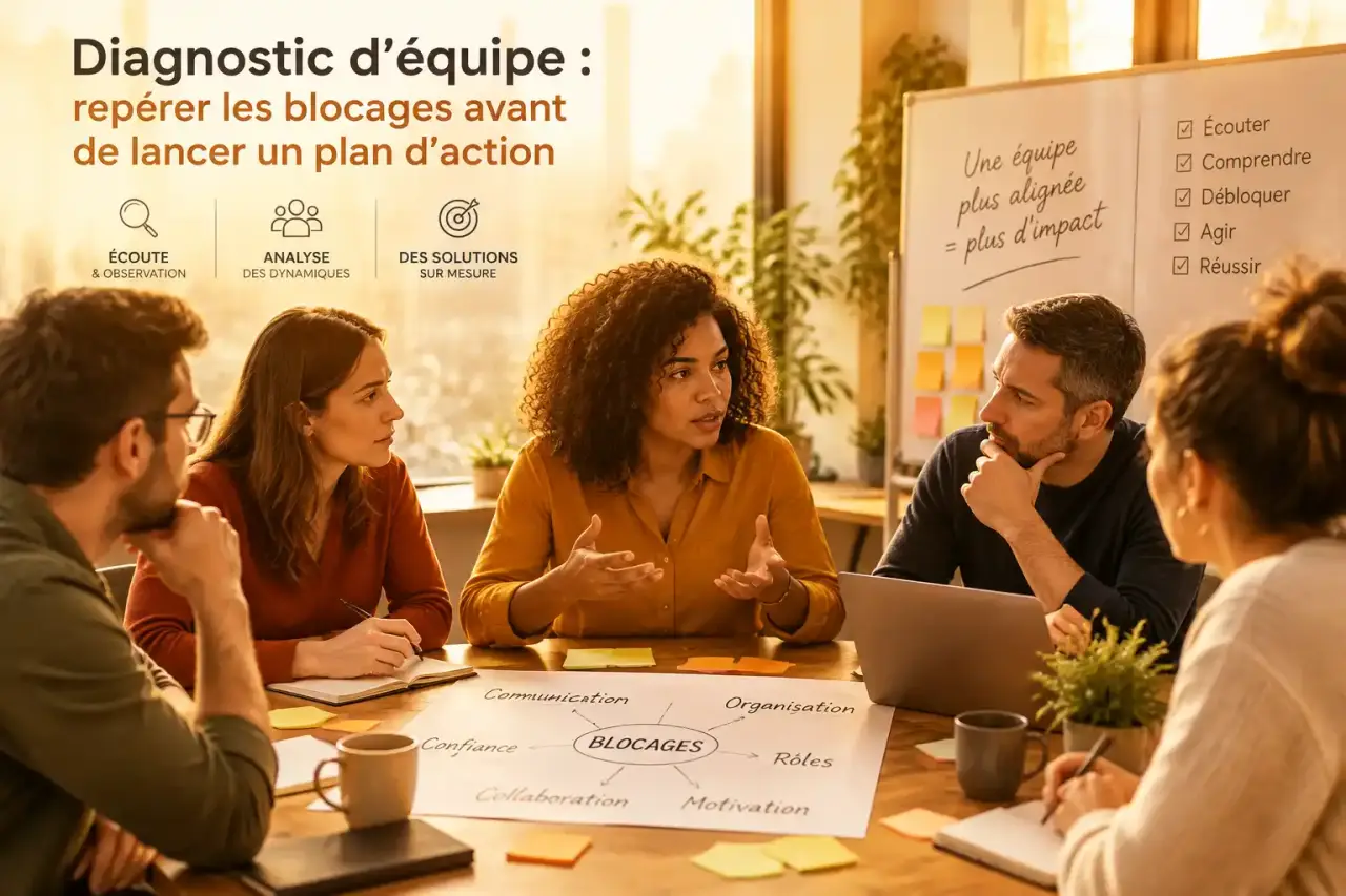 Diagnostic d’équipe : repérer les blocages avant de lancer un plan d’action